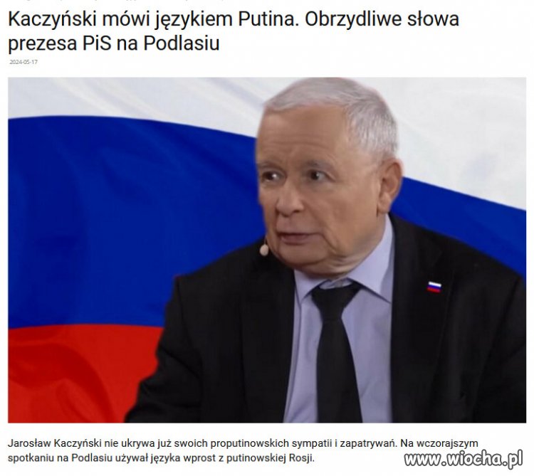 Kaczyński ostrzegał swoich wyborców przed “opcją europejską”,