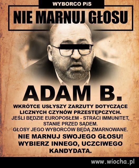 Ludu Mazowsza. Nie głosuj na tego ch.ja ... 