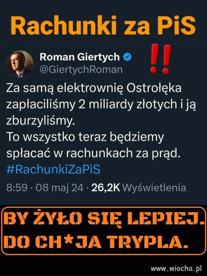 Nigdy więcej pisowskiego gówna