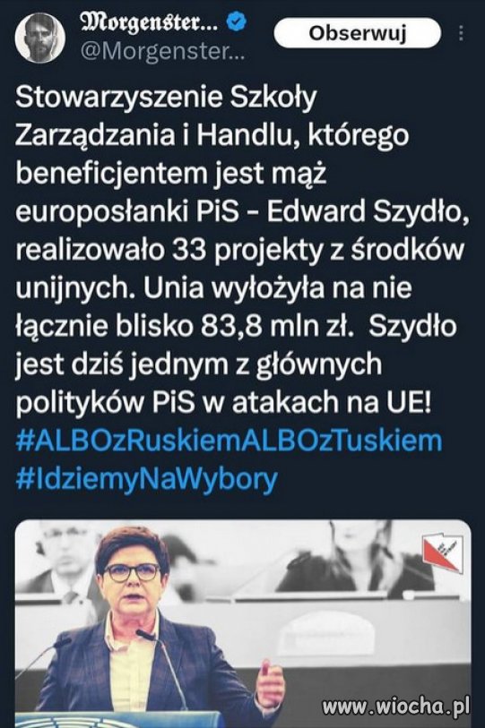 Nie gryzie się ręki, która cię karmi, nawet pis to wie!