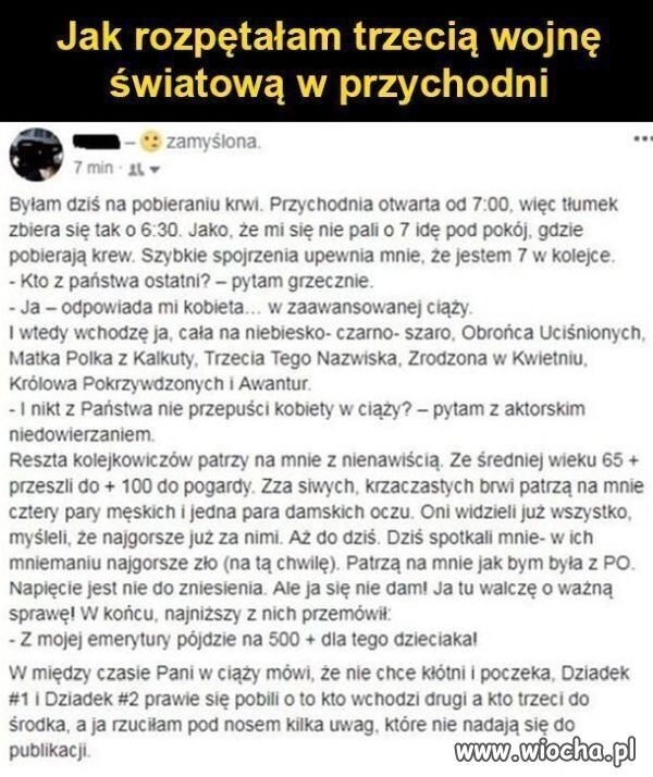 Kłótnia w przychodni