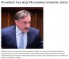 Rzeczywista twarz byłego ministra sprawiedliwości nie zmieniła się.