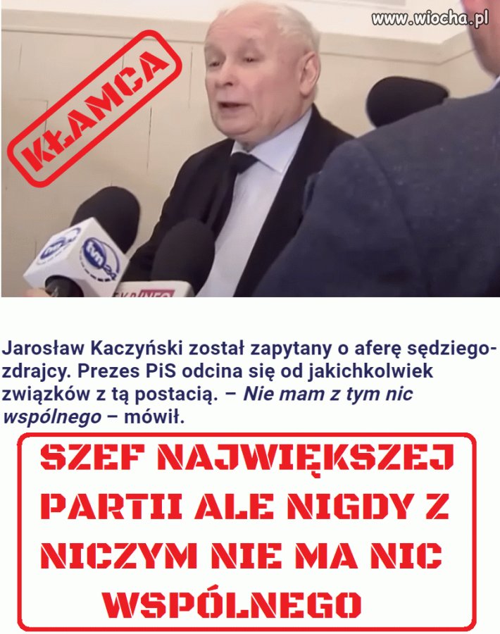 Kłamie co ryj otworzy