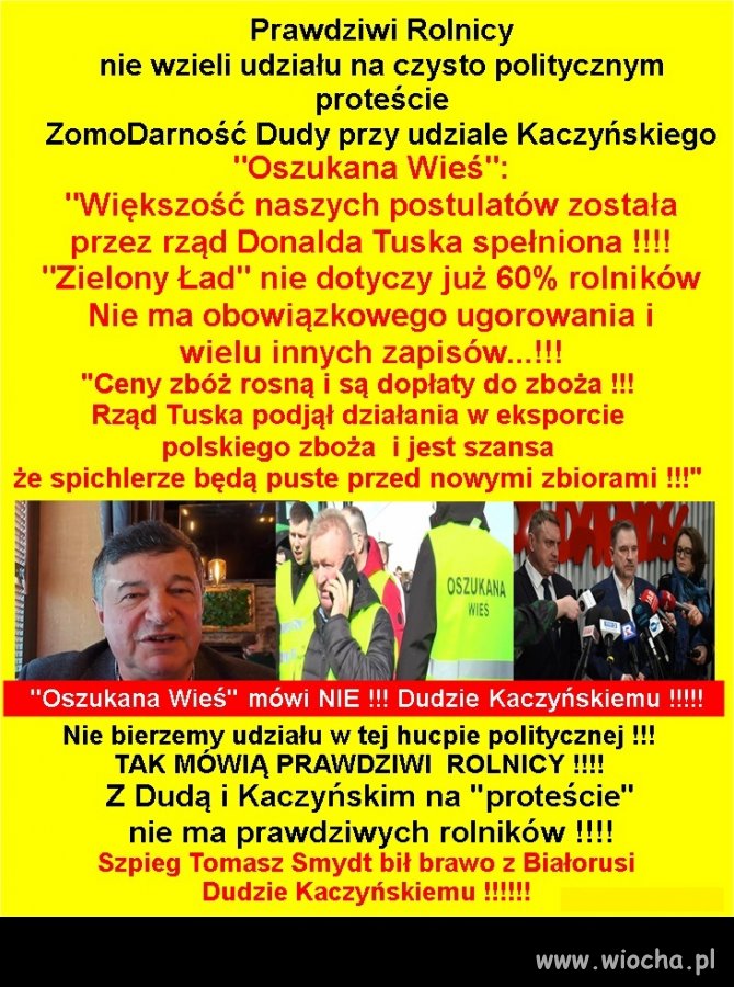 Nazwozili wczoraj do Warszawy jakichś meneli ...