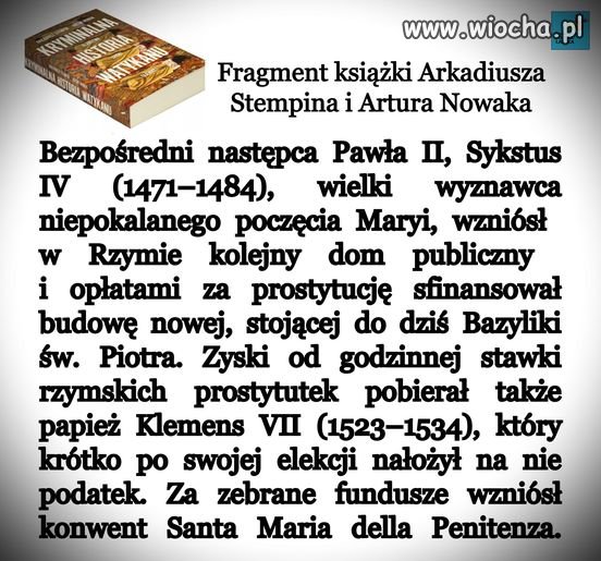 Kościół papistowski to setki lat