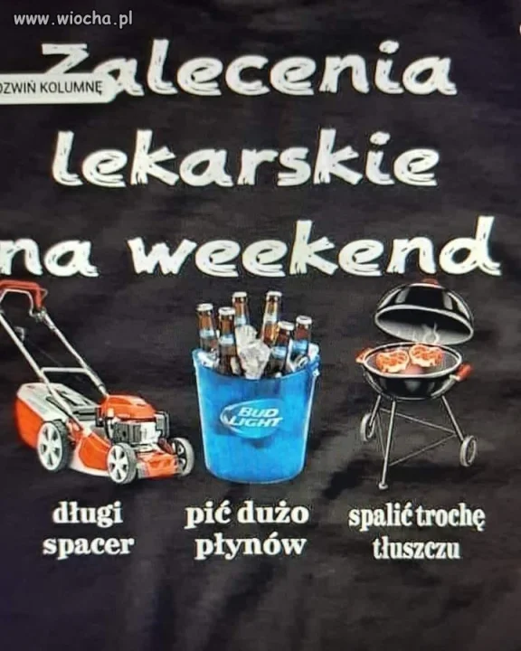 Na weekend.