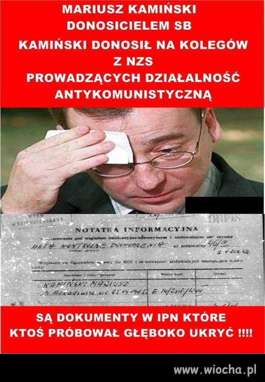 Wcześnie kapuś zaczynał ...