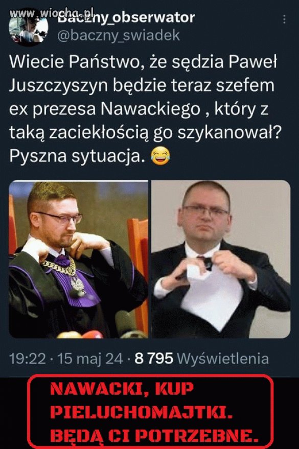 Nawacki już obesrany
