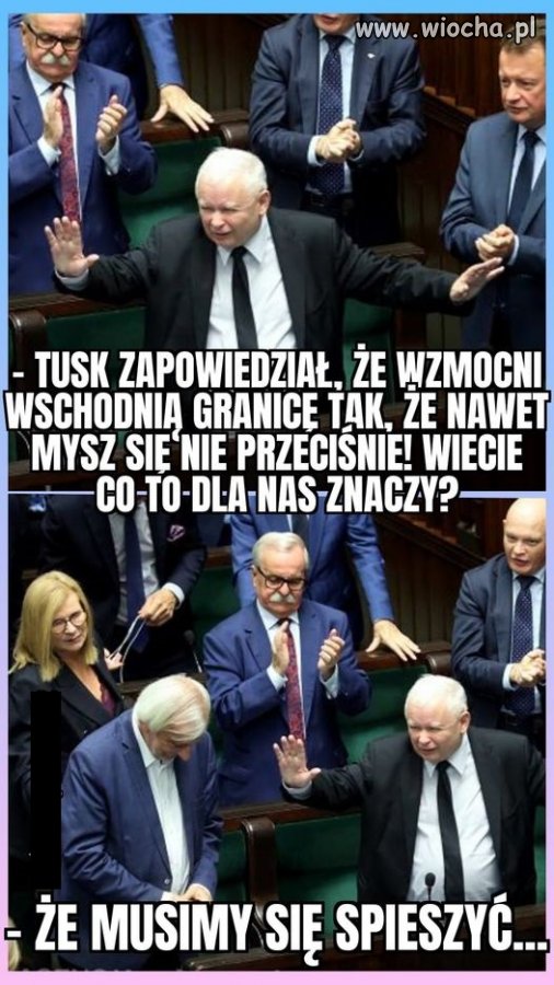 Mam nadzieję, że nie zdążą ...