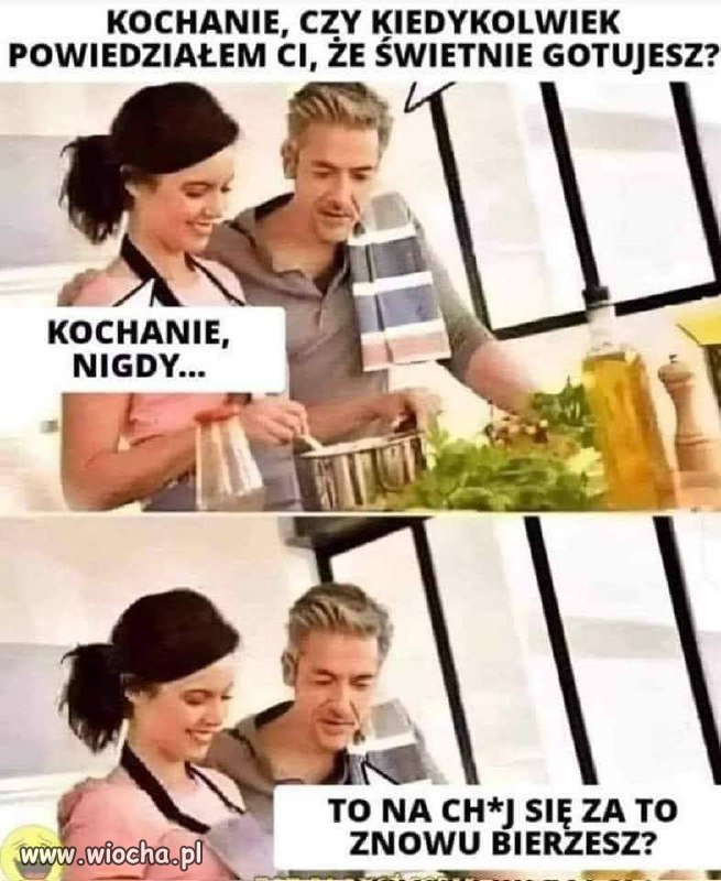 Gotowanie jej nie wychodzi dobrze
