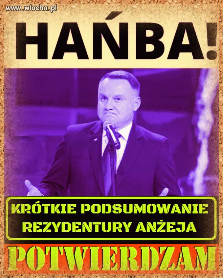 Żenujący pajac i popychadło Kaczaffiego