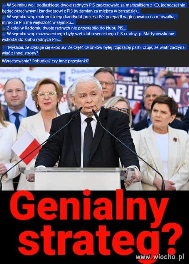 Wielkie "sukcesy" Kaczaffiego