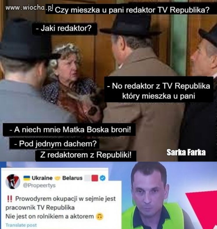 Podobno pobiera 200 zl za godz za występy w TV Republika 