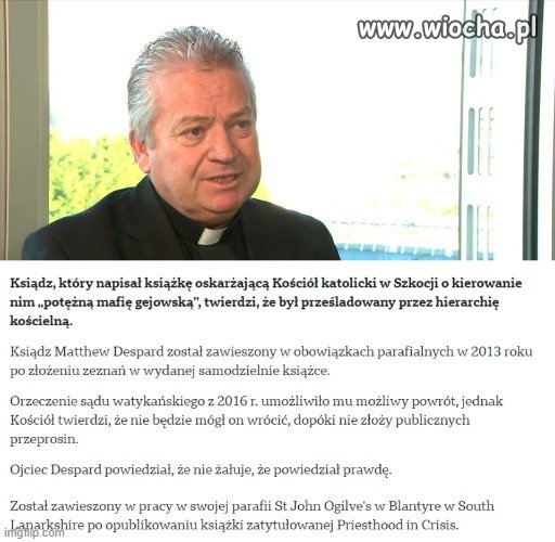 A tłumaczyli 6 lat w seminarium,