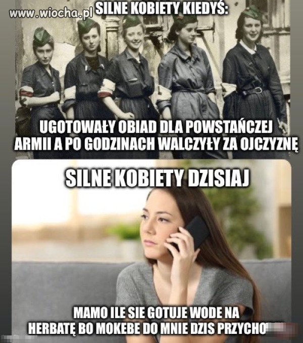 Kiedyś i dziś.