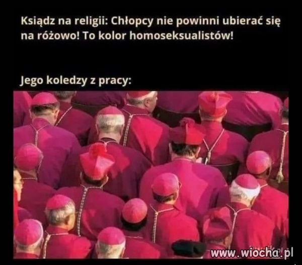 Różowe kiecki są spoko.