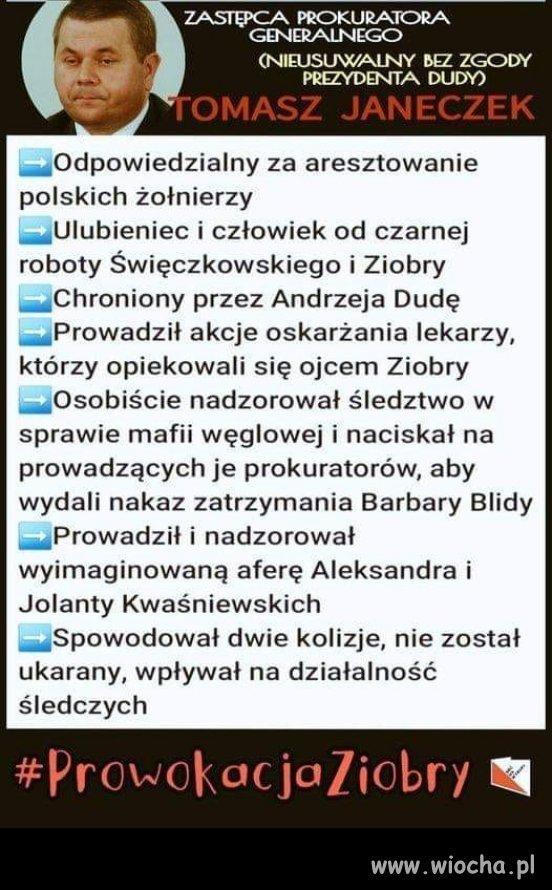 Kolejny kryształ od Ziobry ...