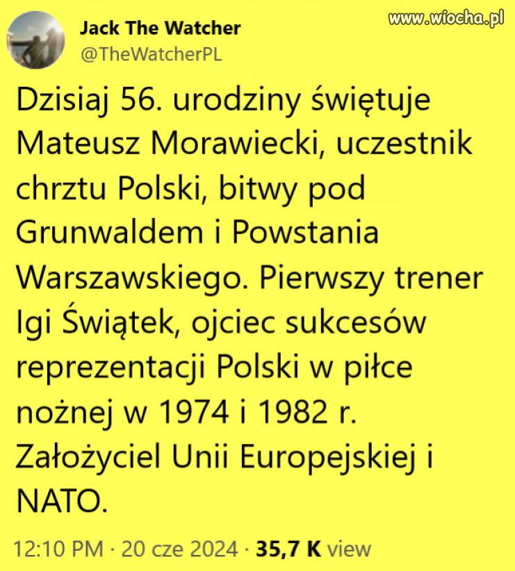 Wow, jest prawie tak stary jak Edzia Górniak.
