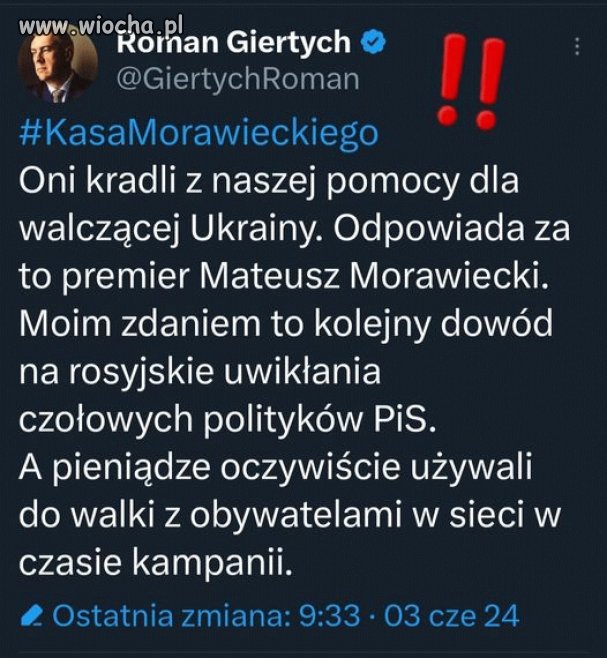 Roman jak zawsze celnie