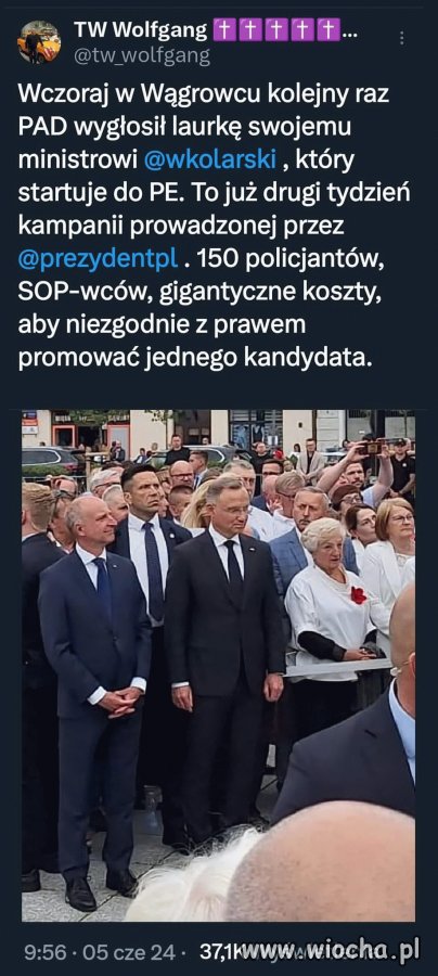 PRezydent nie wszystkich Polaków