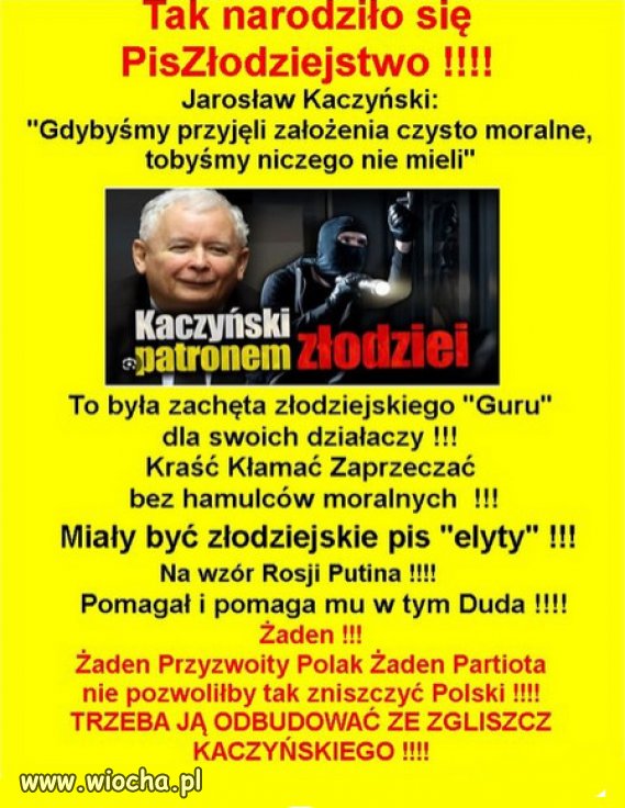 Od początku chodziło tylko o pieniądze...