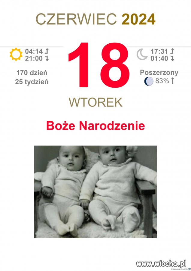 Kartka z kalendarza