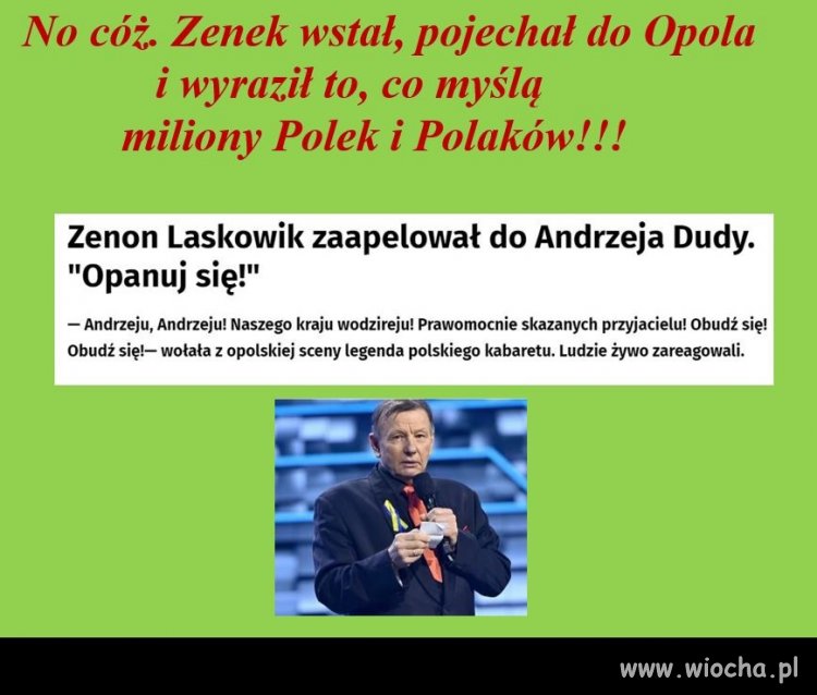Brawa dla Zenka !