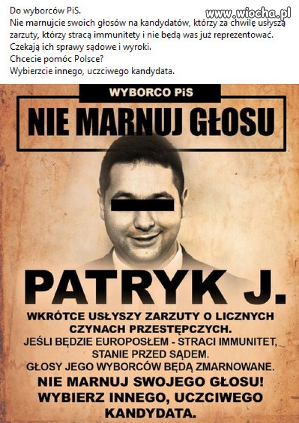 Złodzieje i oszuści do więzienia, nie do PE, ośmieszać Polskę!