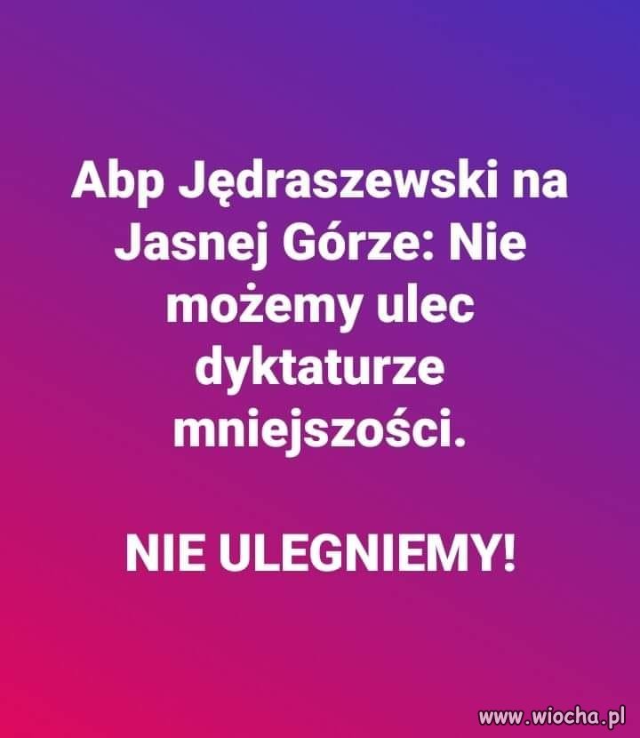Nie lękaj się klecho ...