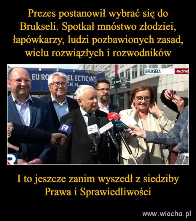 Po co on się tłukł autem tak daleko ...