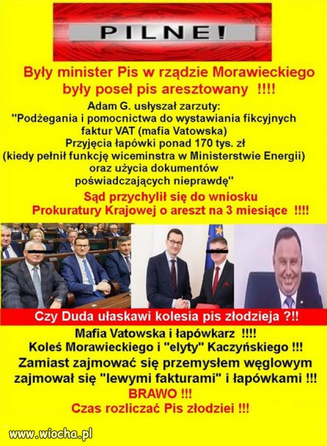 Tak PiS "walczyl" z Mafia Vatowska...