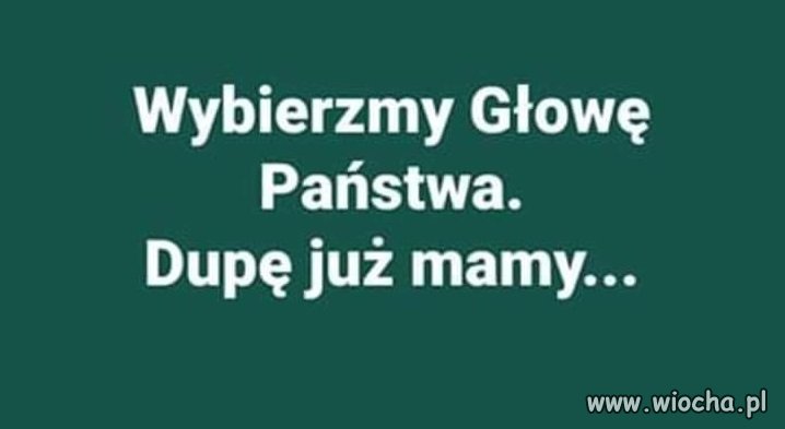 Polaku, wybieraj z głową !