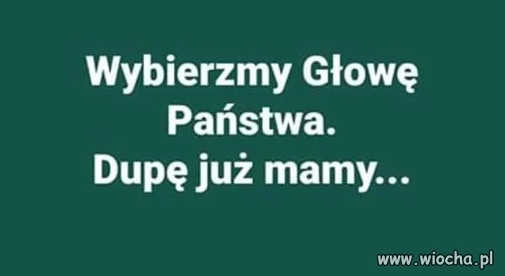 Polaku, wybieraj z głową !