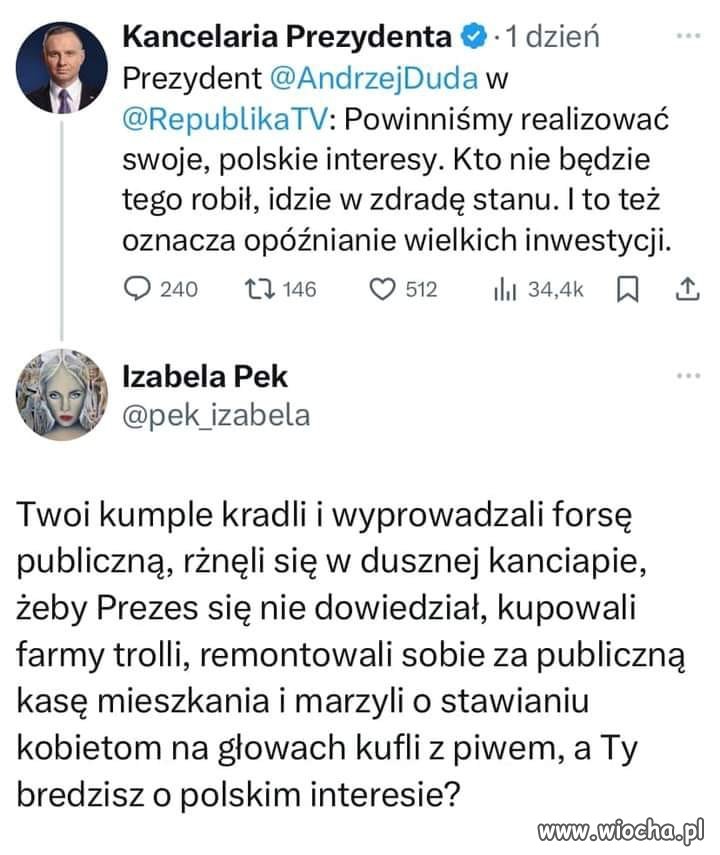 Takie jak np. polskie narodowe szwalnie...
