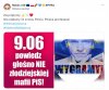 Nie chcę powrotu gangsterów z pisu - idę na wybory. 