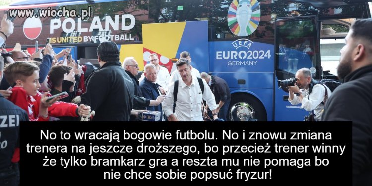 Proponuję na trenera Kaczyńskiego! On uważa się za najmądrzejszego