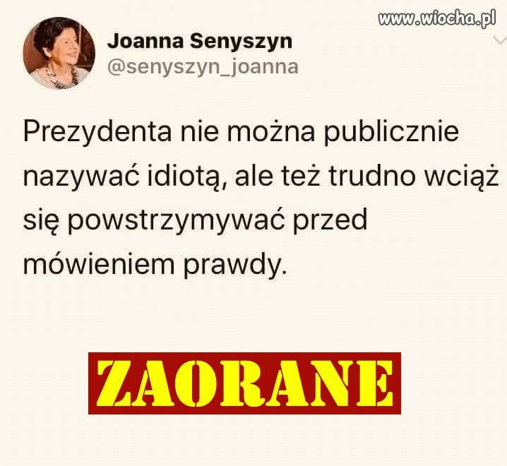 Piękne słowa i jakże celne