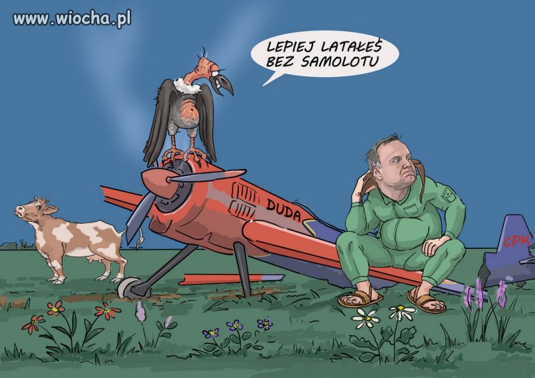 Nielot Duda na "kukułczym gnieździe" CPK...