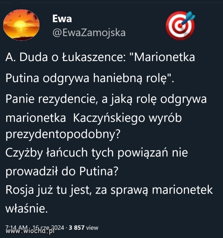 Niestety jeszcze rok tej putinizacji Polski.