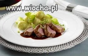Kaczka z brukselką...