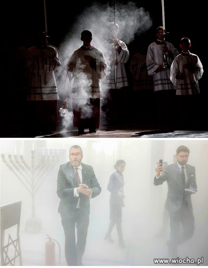 Z ostrego cienia mgły wyłania się On
