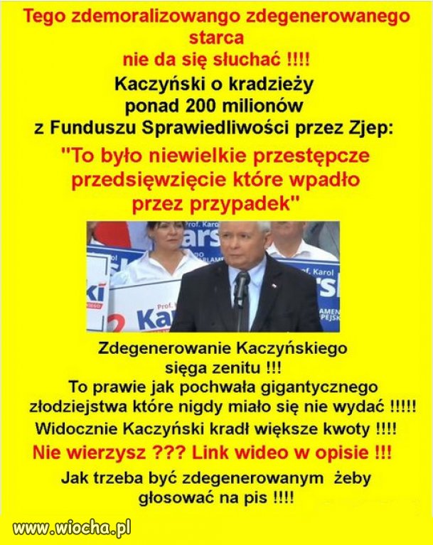 Przez 8 lat nic się nie działo, bez decyzji Kaczyńskiego!
