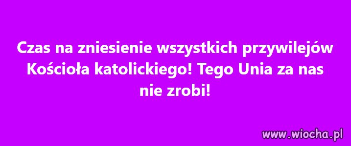 Najwyższy czas !
