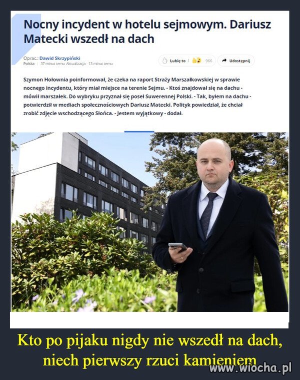 Miłośnik wschodu słońca.