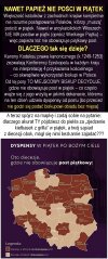 NAWET PAPIEŻ NIE POŚCI W PIĄTEK