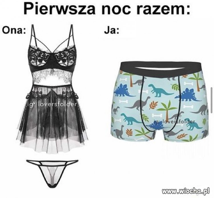 Kupuje bieliznę za 300 zł, aby facetowi