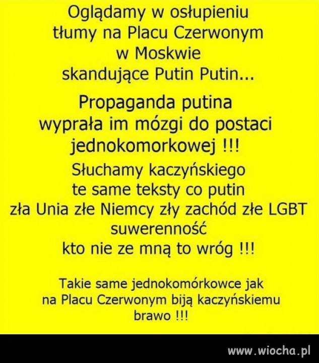 Pan kazał, sługa musi ...