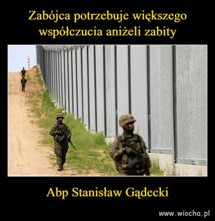 To mówił wasz ulubiony hierarcha polskiego KRK ...