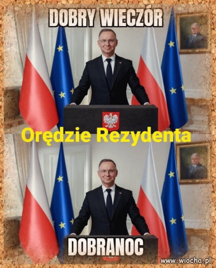 Buc przemówił