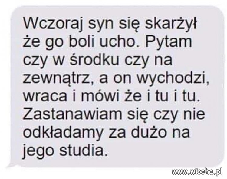 Ciekawe po kim ma geny